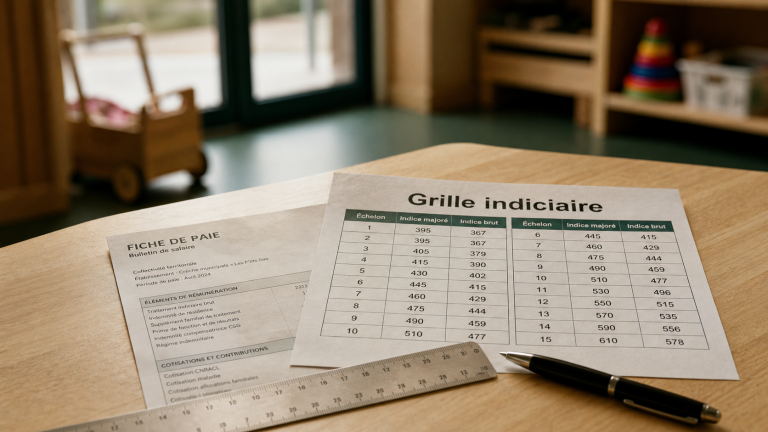 Grille auxiliaire de puériculture : échelons et indices de salaire