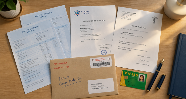 papier à fournir pour congé maternité au chômage