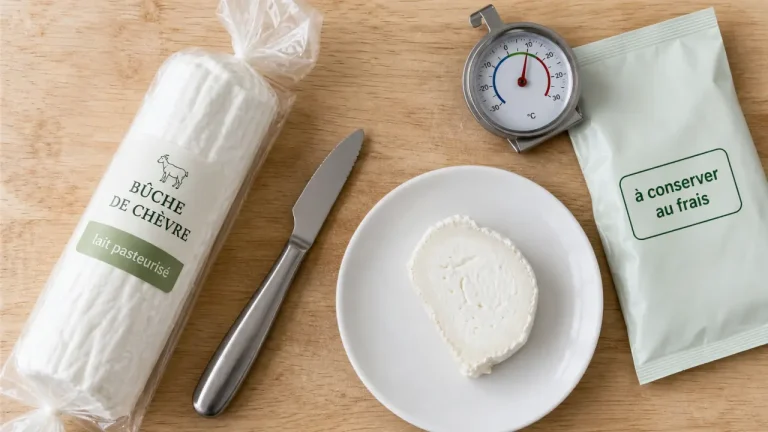 Buche de chevre enceinte : lait pasteurisé, cuisson et conservation au frais