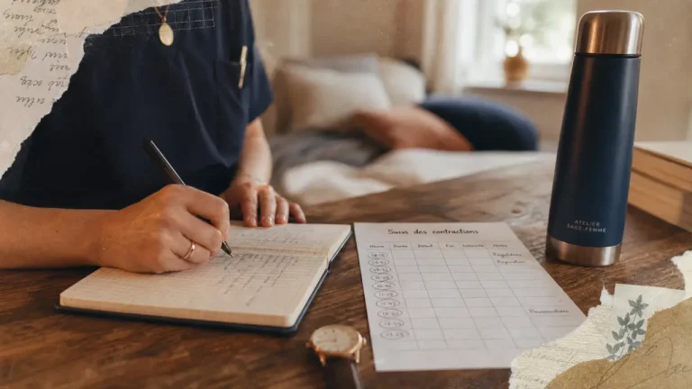 Contractions toutes les 10 minutes : début du travail, faux travail ou phase de latence ? Contraction toute les 10 minutes : carnet de suivi du travail et faux travail