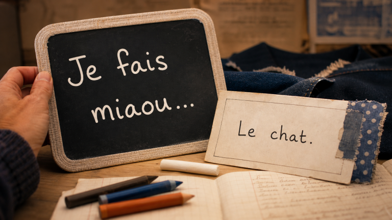 Devinette pour 3 5 ans : un chat qui miaule (réponse : le chat).