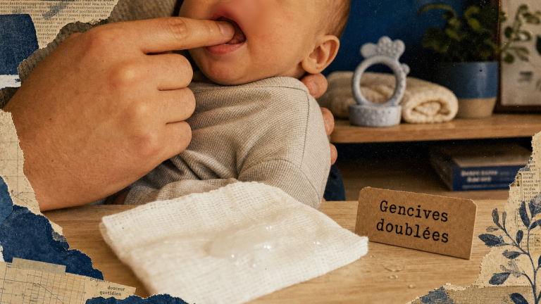 Doublement des gencives bébé : compresse froide pour soulager la douleur