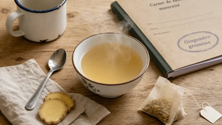 Infusion de gingembre et grossesse, utile contre les nausées