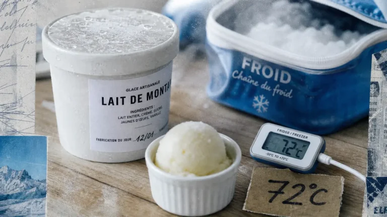 Glace pour femme enceinte : vérifier la chaîne du froid et la température 72°C
