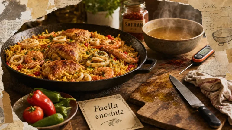 Paella femme enceinte : paella maison sûre pendant la grossesse