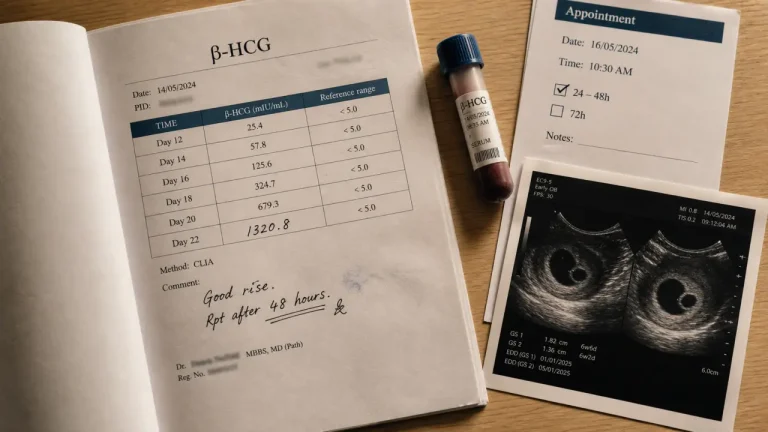 taux hcg jumeaux tableau, lecture sans confondre indice et diagnostic