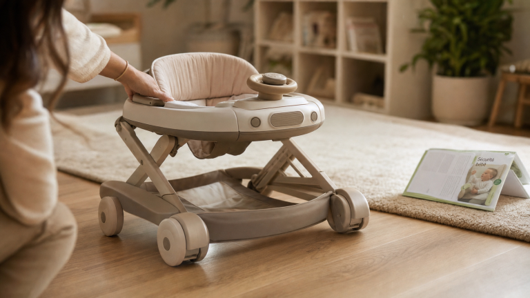 Trotteur voiture 6 à 18 mois, norme EN 1273