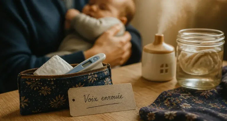 Bébé enroué : quand s'inquiéter, compresse et thermomètre près de l’humidificateur