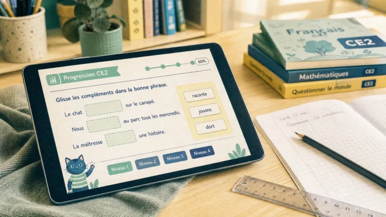 Exercices CE2 en ligne : français, maths et progression par niveaux Exercice ce2 en ligne : français et maths, progression par niveaux