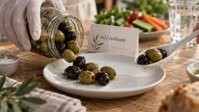 Olives enceinte : oui, mais la saumure impose de surveiller le sel Olives femme enceinte : surveiller le sel de la saumure