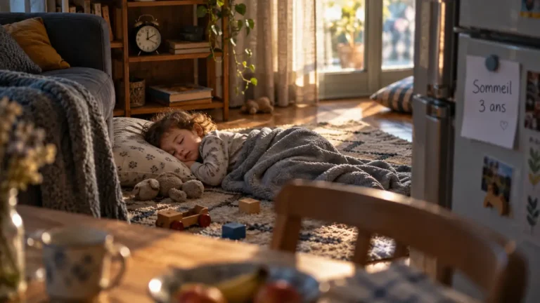 À 3 ans, 10 à 13 heures de sommeil restent un repère, sieste comprise Temps de sommeil enfant 3 ans, 10 à 13 heures, sieste incluse