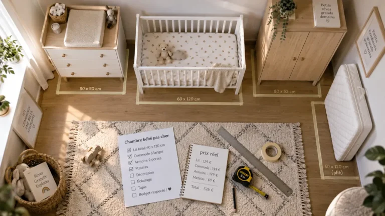 Chambre bébé pas cher : 5 vérifications pour éviter les fausses bonnes affaires Chambre bébé pas cher : vérifier avant d’acheter