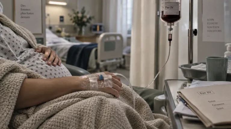 La perfusion de fer pendant la grossesse accélère la correction de l’anémie, sans être une transfusion Perfusion de fer pendant la grossesse : cathéter IV pour corriger l’anémie